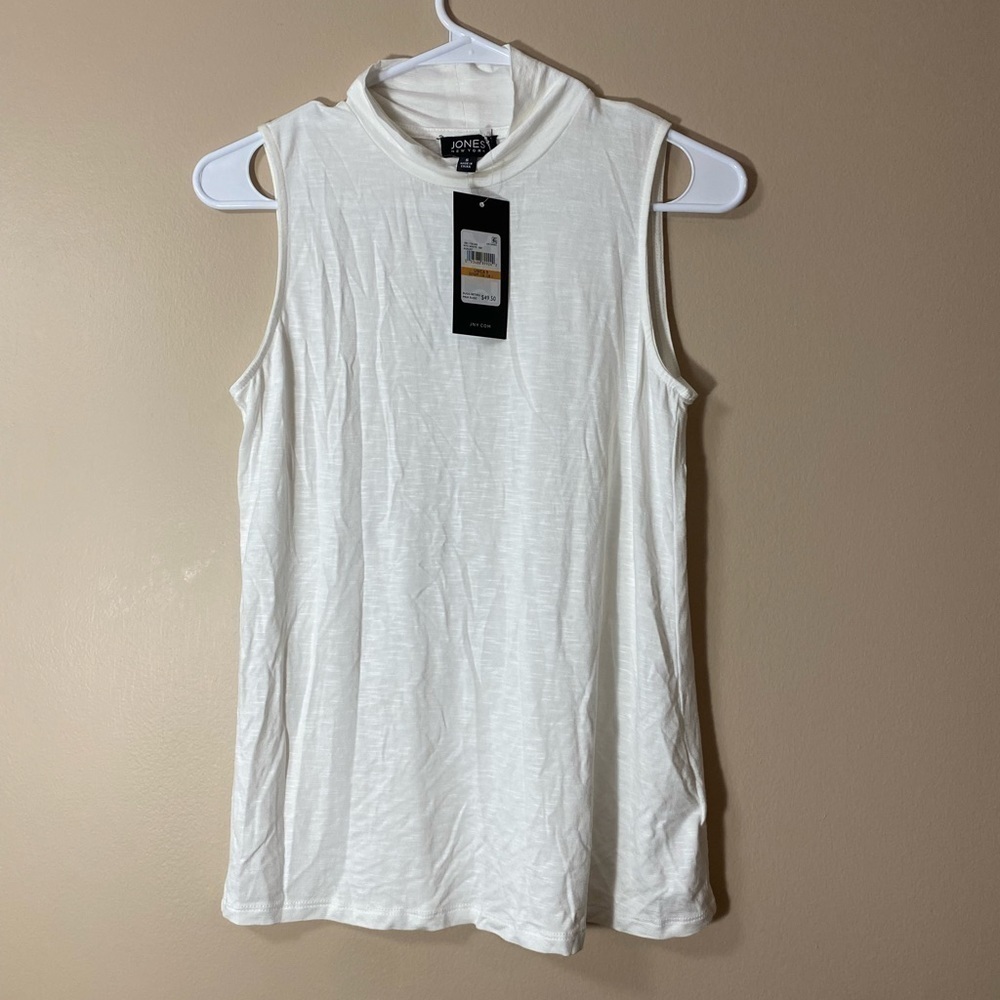 NWT Jones New York Cowl Neck Tank Top Women’s Size Small Summer Spring Light